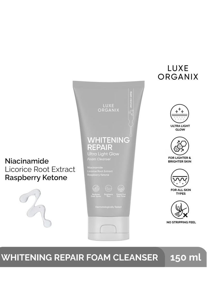 LUXE ORGANIX Luxe Organix Whitening Repair Foam Cleanser 150g
