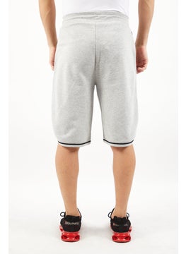 roberto cavalli Men Sportswear Fit Training Shorts, Grey  - Image 2