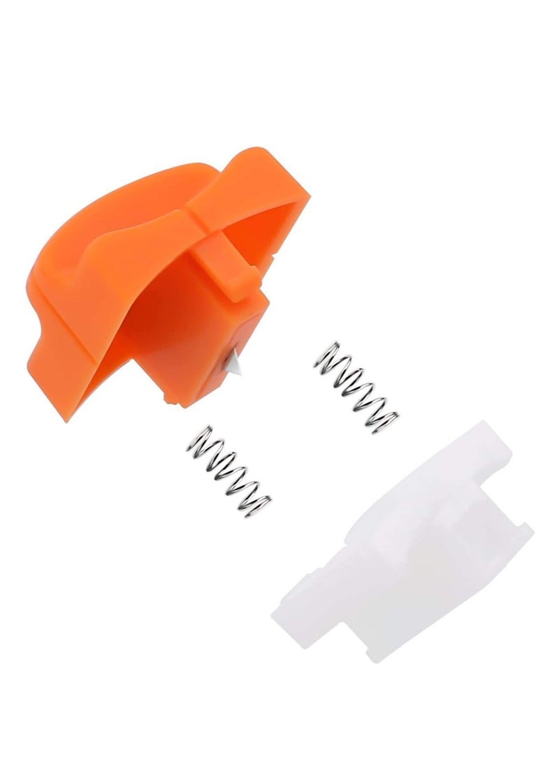 Paper Cutter A5 Paper Trimmer Titanium Scrapbooking Tool with Automatic Security Safeguard and Side Ruler for Paper Label Card Standard Cutting Blue - Image 4