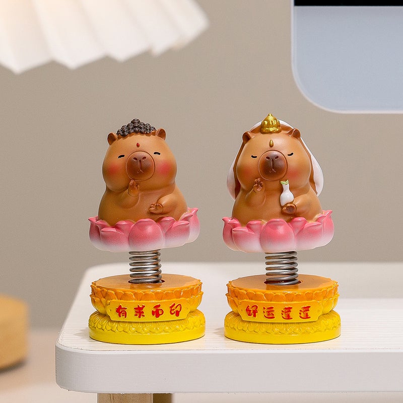 Creative Capybara Desktop Figurine - Image 2