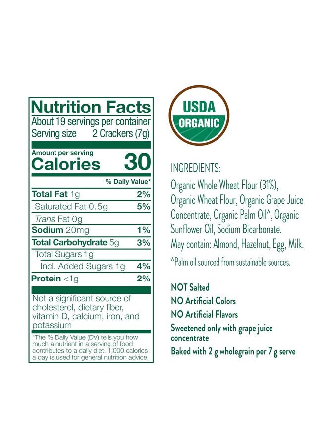 Little Bellies - Little Bellies Organic Animal Crackers Toddler Snack (Pack of 5 x 4.58 oz Individual Packs) - Image 1