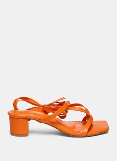 GNIST Tie Up Strappy Block Heel Sandals by Styli  - Image 5