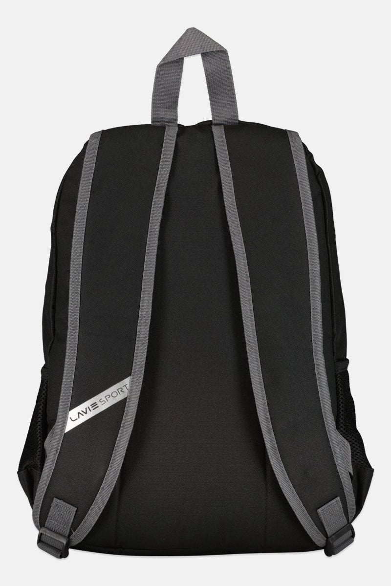 Lavie حقيبة ظهر للرجال بشعار العلامة التجارية، سوداء - Image 2