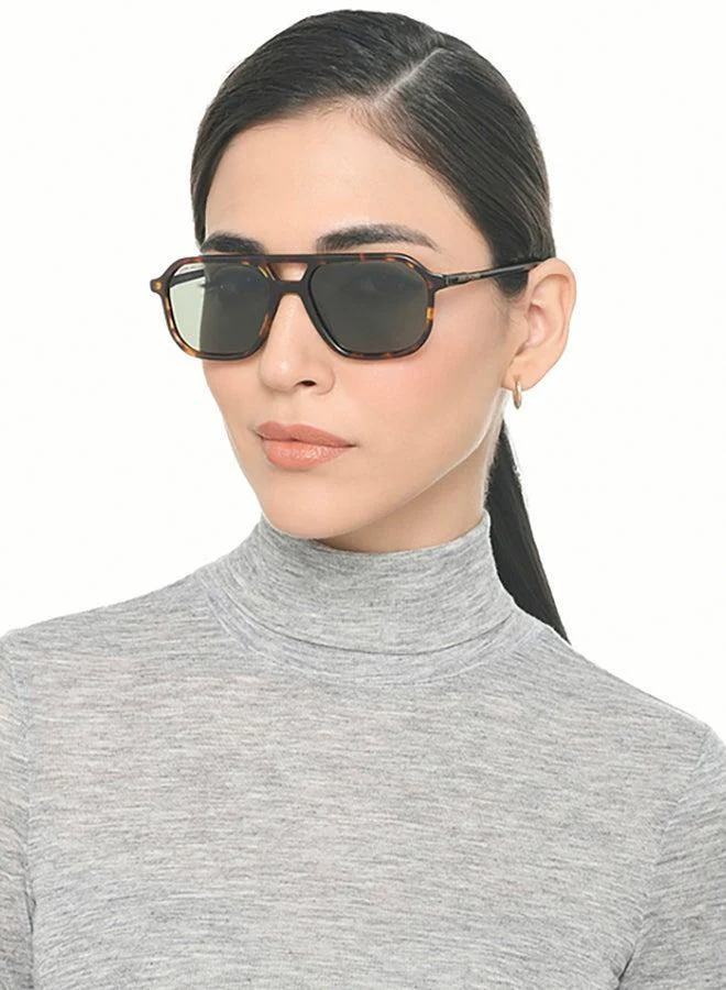 جون جاكوبس نظارة شمسية جون جاكوبس  - مستطيلة بإطار كامل بني أسود