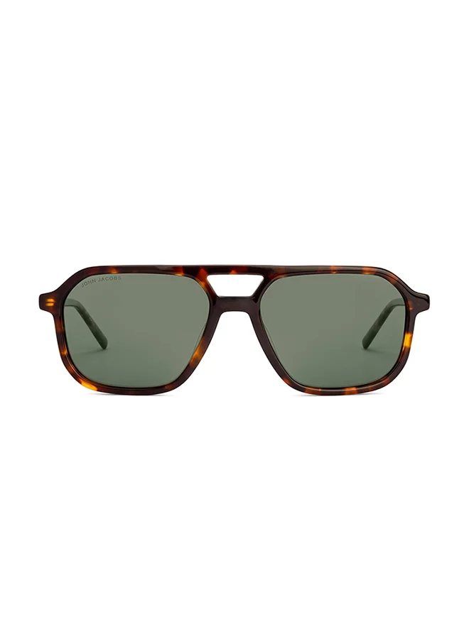 John Jacobs Brown Black Full Rim Rectangle John Jacobs JJ Tints JJ S70036-C1 Sunglasses