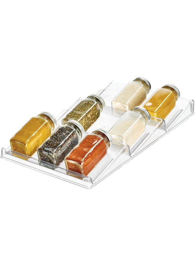InterDesign iDesign 3-Tier Spice Drawer Organizer – Linus Collection – Clear  - Image 1