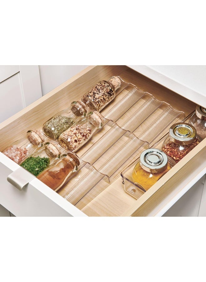 InterDesign iDesign 3-Tier Spice Drawer Organizer – Linus Collection – Clear  - Image 4