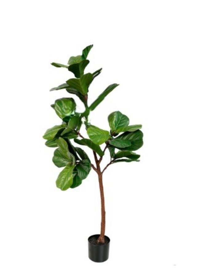 HRT WALL Artificial Ficus Lyrata 140cm - green 