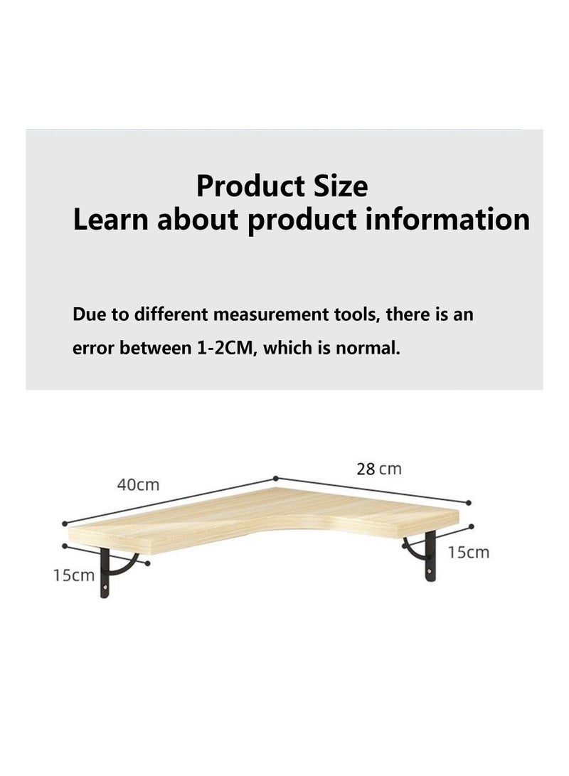 رايتشر 3 قطعة رف جدار مثقوب رف الكتب الزاوية رف الجدار الزاوية الرف الثلاثي خزانة الزاوية المثبتة على الحائط خزانة الزاوية خزانة الزاوية خزانة التخزين الثلاثي رف تخزين الزاوية خزانة الزاوية - Image 2