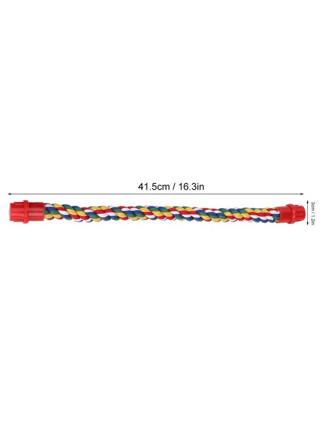 جلوجلو مجثم حبل الطيور، حبل قطني ملون قابل للانحناء والمضغ، حامل مجثم للببغاوات، البادجي، الببغاء، الكوكتيل، الكونيور، طائر الحب، العصافير، الكناري (S) - Image 4