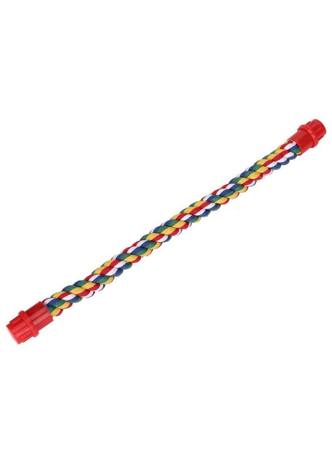 جلوجلو مجثم حبل الطيور، حبل قطني ملون قابل للانحناء والمضغ، حامل مجثم للببغاوات، البادجي، الببغاء، الكوكتيل، الكونيور، طائر الحب، العصافير، الكناري (S) - Image 1