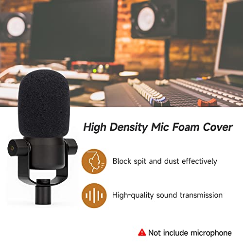 WIBOND for Rode PodMic Pop Filter - Professional Windscreen Compatible with Rode PodMic Mic Cover Improve Sound Quality Reduce Plosive Wind Noises - Image 5