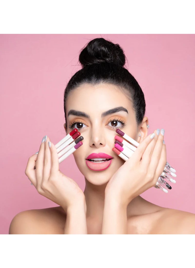 IDA Beauty Edge & Enrich Creamy Lip Liner | 2-in-1 Lip Outliner & Filler | Waterproof, Smudge-Proof, Matte Finish | Vegan, Halal, Cruelty-Free  - Image 5