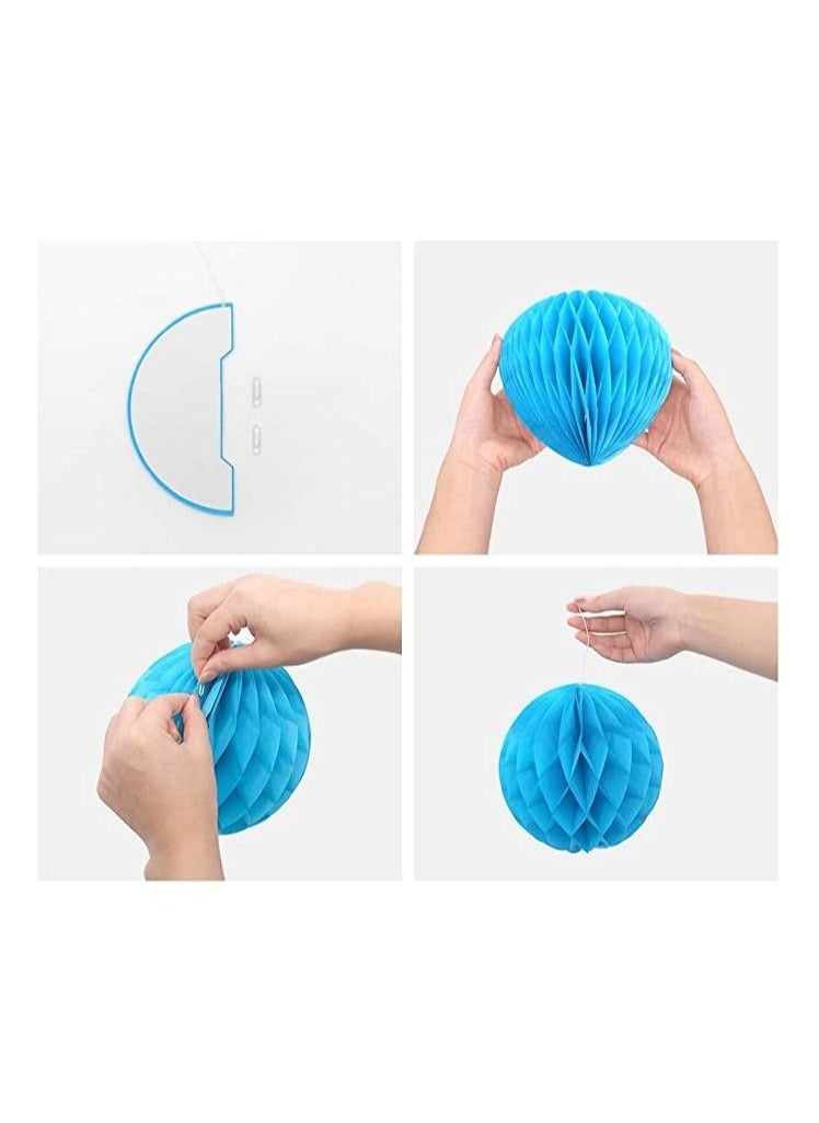 Boxwoods - 8-Piece Tissue Paper Pompom Ball Party Decorations - Image 1