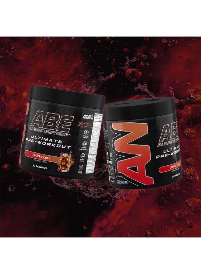 أبلايد نيوتريشن مكمل غذائي ABE قبل التمرين من أبلايد نيوترشن - بنكهة الكرز والكولا - 375 غ - تركيبة الطاقة والطاقة وضخ العضلات - 30 حصة - Image 2