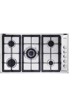 ELBA Built in Gas Hob 90CM-5 Burners-Automatic Ignition-Stainless Steel-E95-545XND 