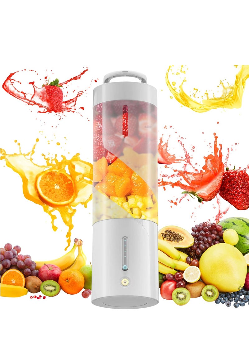 Generic - Portable Blender, Personal Compact Sports Blender, Mini Blender, Waterproof, 450ML Capacity, Frosted Case, Hidden Handheld, for Smoothies, Milkshakes, Fruit, Ice, Handheld Travel, Family - Image 1