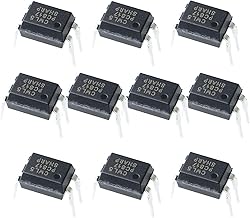 MEETOOT 10pcs Transistor Output Optocoupler DIP-4 PC817C PC817 High Density Mounting Type Photoelectric Coupler - Image 1