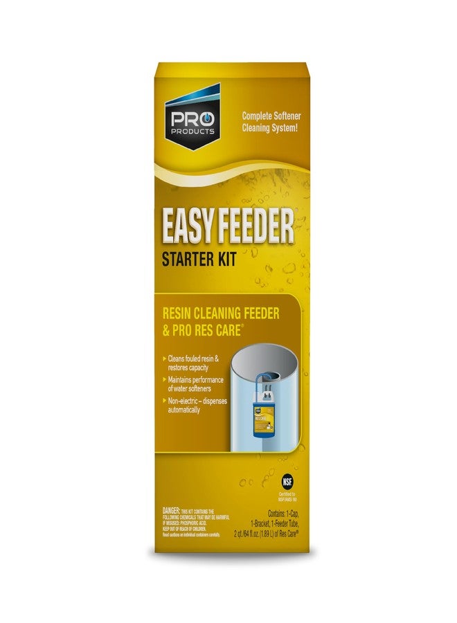 Pro Products Res Care Easy Feeder Starter Kit - Complete Softener Cleaning System - Dispenses Res Care Liquid Water Softener Cleaner - Feeds Continuously - Restores Resin Capacity - Image 1
