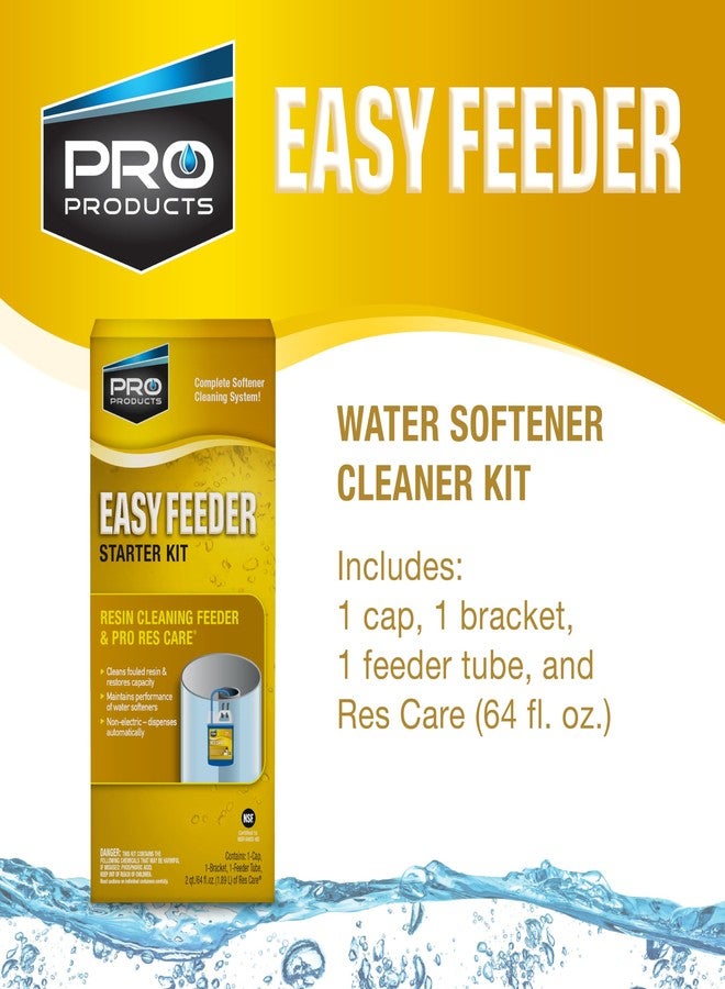 Pro Products Res Care Easy Feeder Starter Kit - Complete Softener Cleaning System - Dispenses Res Care Liquid Water Softener Cleaner - Feeds Continuously - Restores Resin Capacity - Image 2
