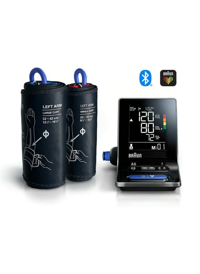 BRAUN Braun Healthcare ExactFit 5 Connect smart BP monitor (clinically accurate, Bluetooth, irregular heartbeat detection, easy reading) BUA6350EU  - Image 1