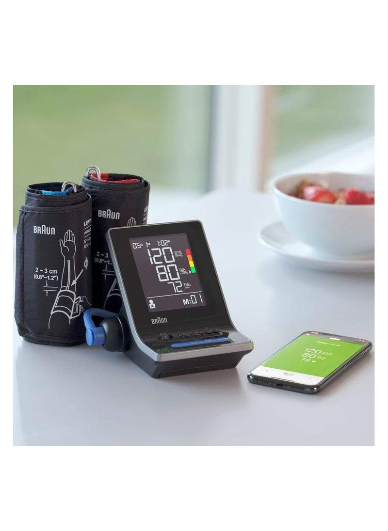 BRAUN Braun Healthcare ExactFit 5 Connect smart BP monitor (clinically accurate, Bluetooth, irregular heartbeat detection, easy reading) BUA6350EU  - Image 3