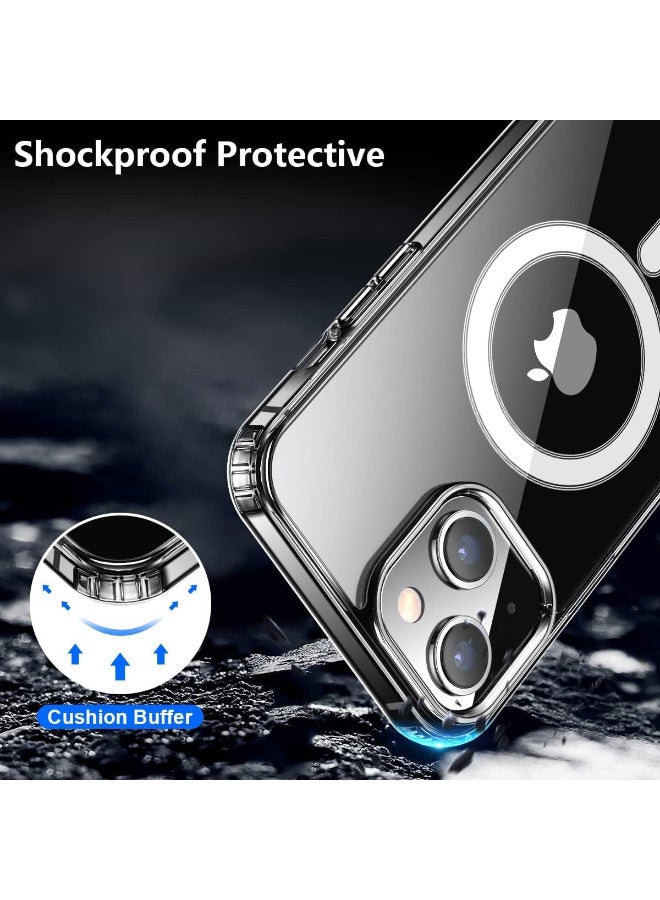 Premium Clear MagSafe Case For 14 Plus [Compatible with MagSafe], Stronger Magnets, Shockproof  Anti-Scratch, Ultra Slim, Magnetic Magsafe Cover for iPhone 14 Plus 6.7-inch - Clear - Image 5