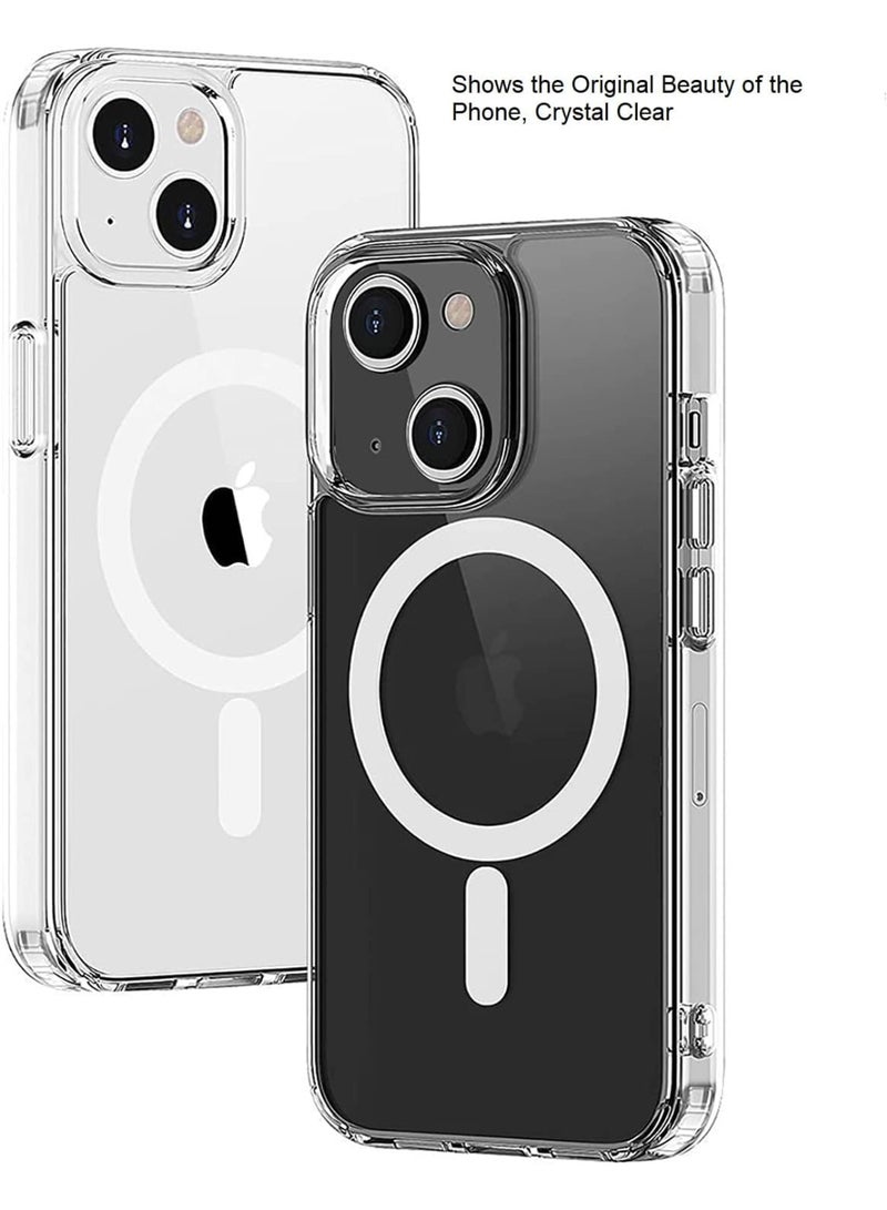 Premium Clear MagSafe Case For 14 Plus [Compatible with MagSafe], Stronger Magnets, Shockproof  Anti-Scratch, Ultra Slim, Magnetic Magsafe Cover for iPhone 14 Plus 6.7-inch - Clear - Image 1