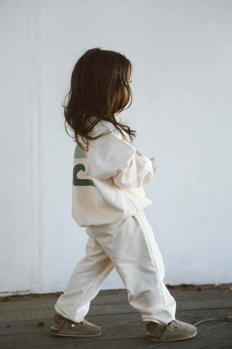 اوهلالا كوالا Cream Back Printed Seasonal Tracksuit Set