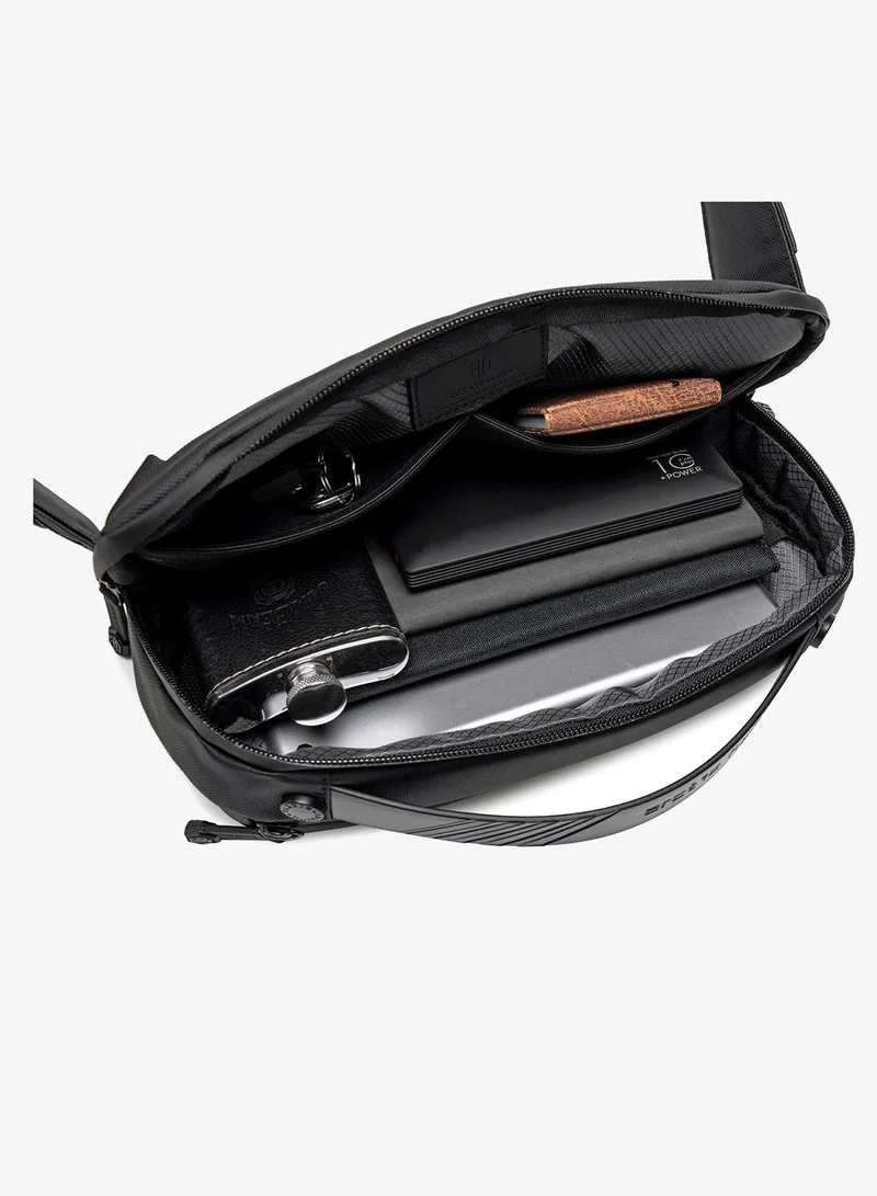 Arctic Hunter  Chest Bag for Men Side Bag Stylish Sling Bag Shoulder Bag for Men with Handle Water Scratch Resistant Cross Body Bag for Travel Daily use, Y00020, Black  | Best Price UAE