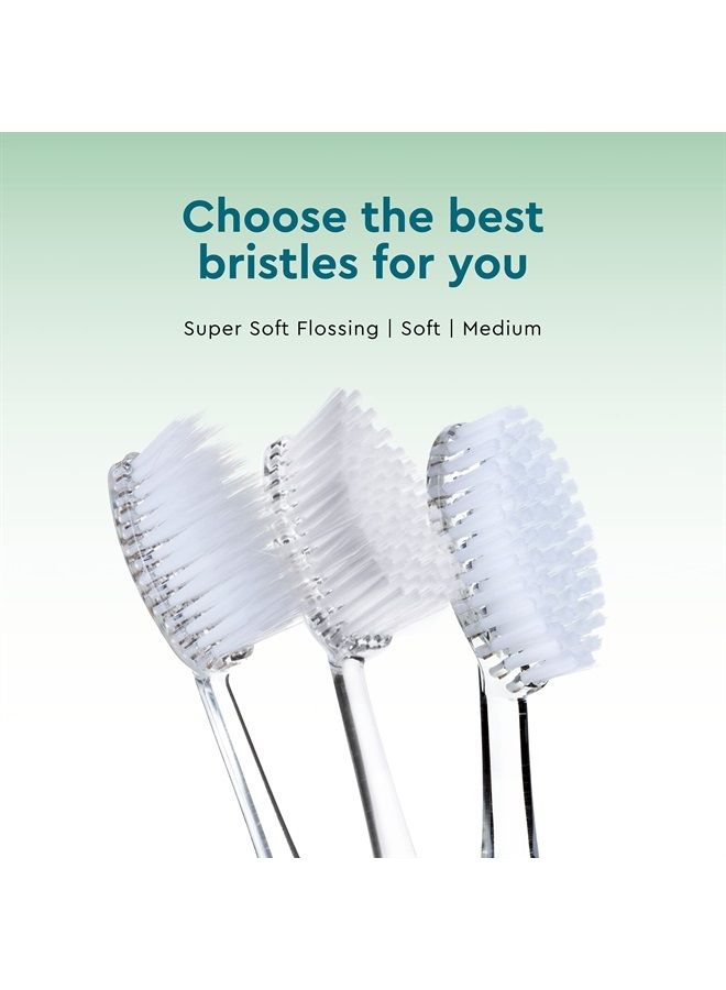 Radius Toothbrush Replacement Brush Heads 2-Count Improve Gum Health & Reduce Gum Issues - Super Soft - Pack of 1 - Image 5