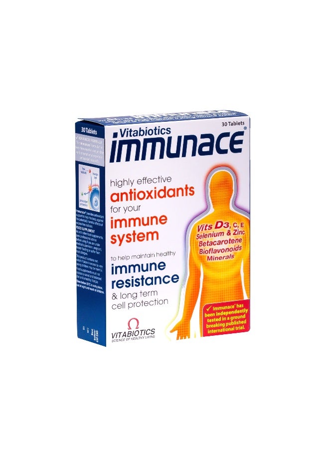 Vitabiotics Immunace 30 Tablets - Image 3