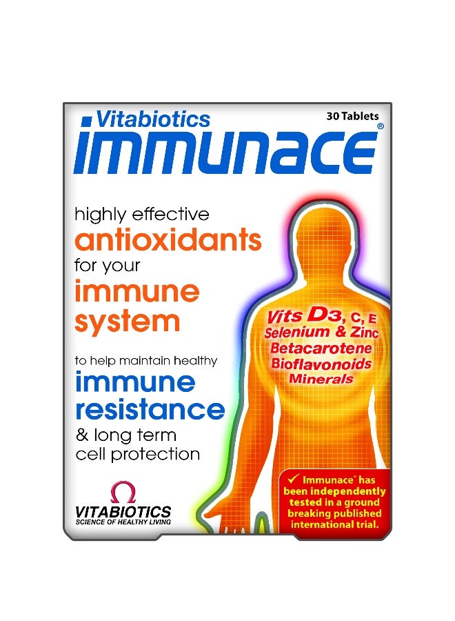 Vitabiotics Immunace 30 Tablets - Image 1