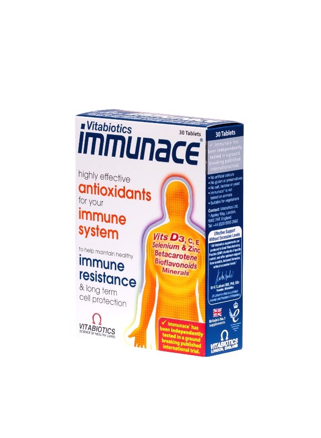 Vitabiotics Immunace 30 Tablets - Image 2