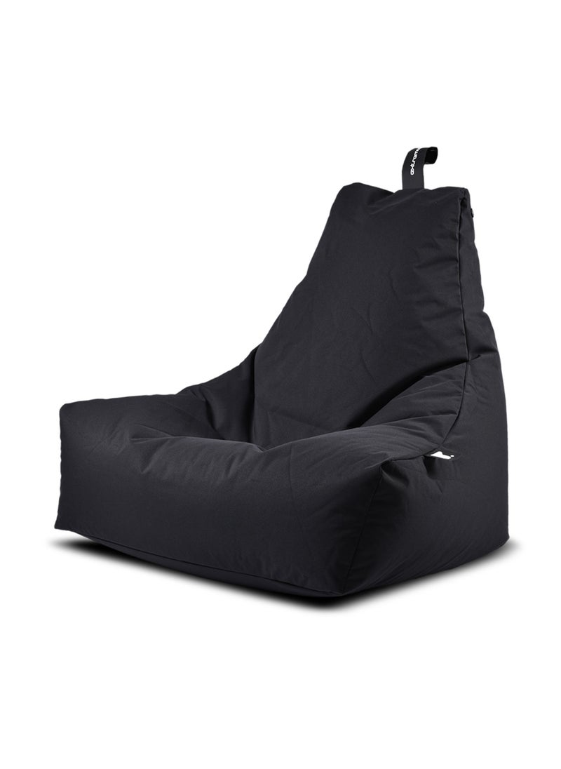 Extreme Lounging® - Original Mighty Bean Bag - Made in UK - Premium Quality Double Stitched Bean Bag - UV Protected & Waterproof - Large BeanBags Chair - Ideal for Indoor & Outdoor Use - Black - Image 2