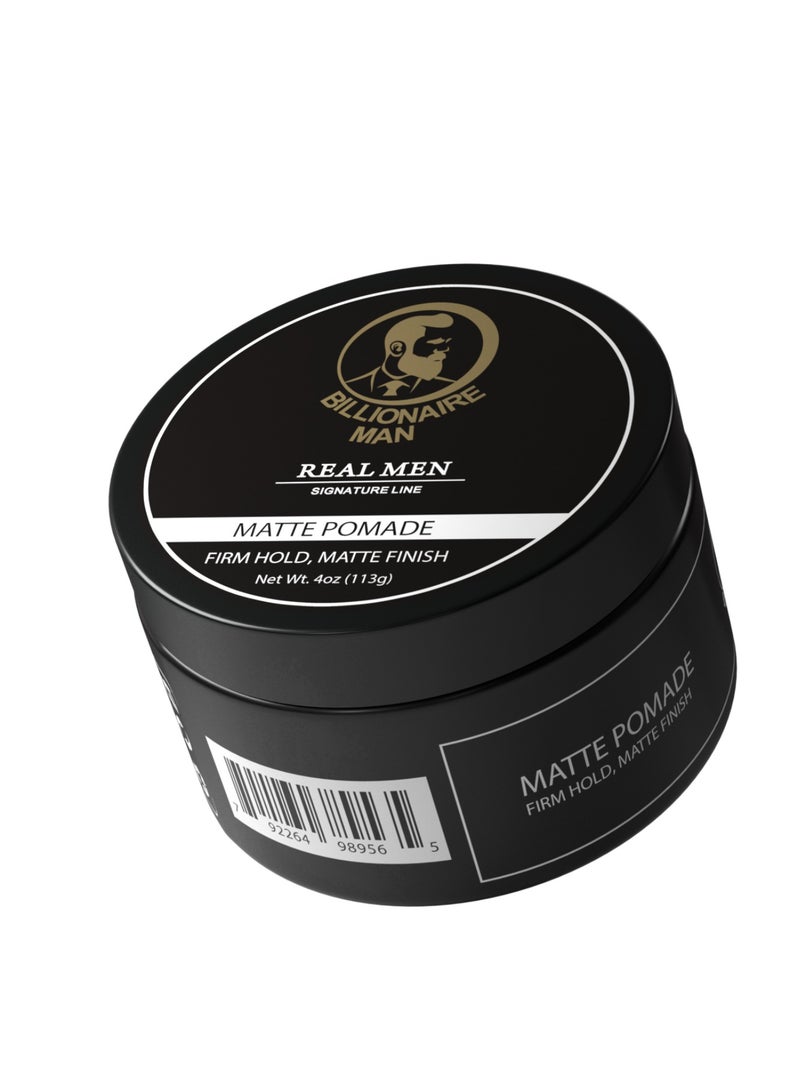 BILLIONAIRE HAIR MATTE POMADE FIRM HOLD MATTE FINISH