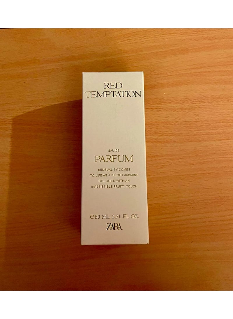 Zara Zara RED TEMPTATION EDP 80 ML 271 FL OZ Notes of Precious Saffron and Coriander Bitter Orange 