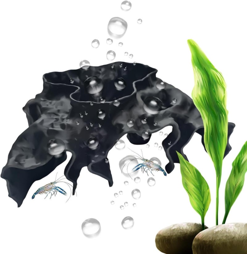 Aquarium Breeding Cave | Realistic Stable Hiding Hole Tunnel,Aquarium Underground Cave - for Beginners Feeding Hiding Resting Fishing Rest Home Betta Aquatic - Image 1