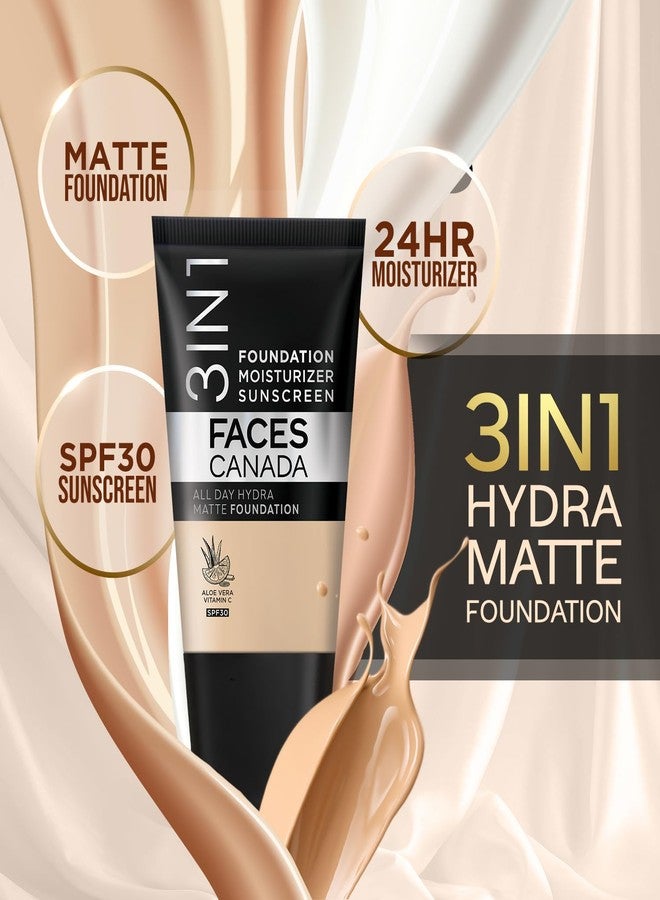 فاسيسكانادا مجموعة مكياج FACES CANADA Date Night Glow Trio | كريم ستروب - خوخي (18 مل) + كريم أساس هيدرا مات - وردي عاجي (18 مل) + أحمر شفاه سائل كومفي مات واو - كاكاو كراش (3.8 مل) | مجموعة مكياج لإضفاء إشراقة ونضارة - Image 4