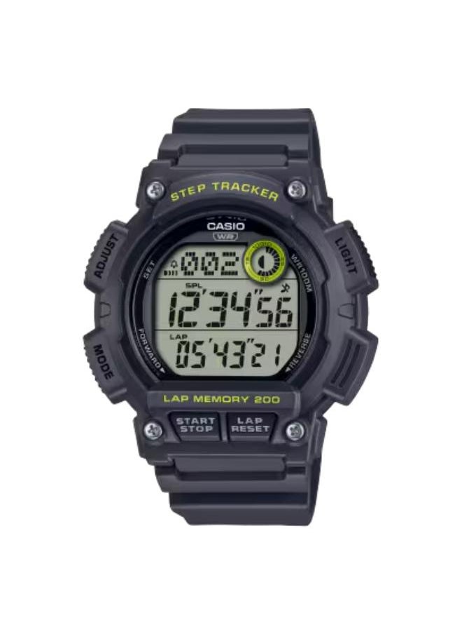 CASIO Men's Digital Display Watch With Black Resin Strap - WS-2100H-8AVDF  - Image 1