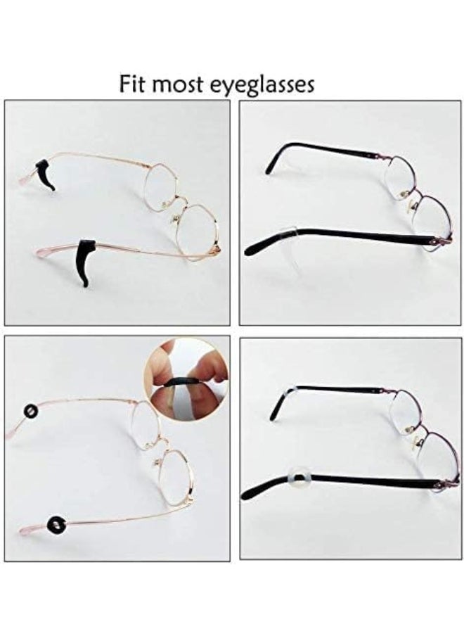 ECVV 19 Pairs Eyeglasses Retainers, Anti-slip Silicone Ear Clip Hooks for Sports, Eyewear Retainers Eyeglass Holder For Eyeglasses/Sunglasses  - Image 4