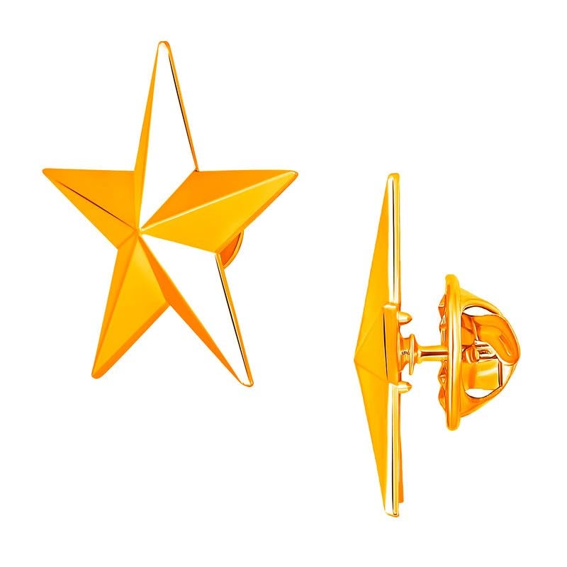 Mahi Shining Combo of Star Lapel Pins Badges for Men (PACO1105641PR) - Image 4