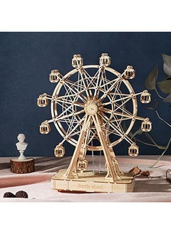 Rolife Rolife 3D Wooden Puzzle for Adults,Mechanical DIY Crafts Kits for Kids,Ferris Wheels Music Model Kits to Build,Brain Teaser Puzzles for Boys and Girls  - Image 2