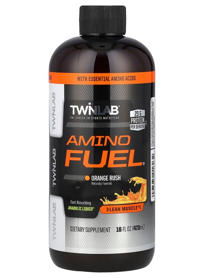 Twinlab Amino Fuel Orange Rush 16 fl oz (473 ml) - Image 1