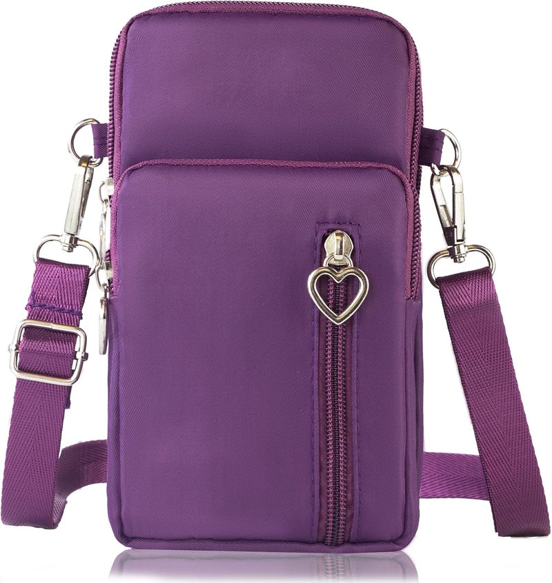 JANKS Small Crossbody Bag for Women - Mini Phone Purses with Crossbody Strap and Wallet - Nylon Arm Bag - Image 1