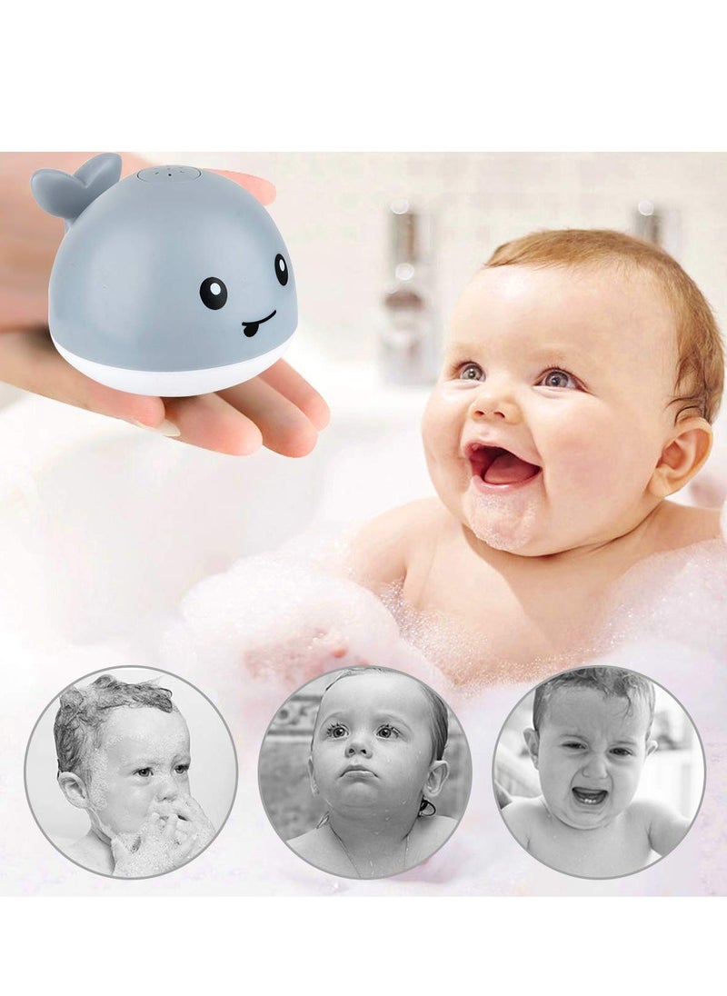 Sweet seven - Baby Bath Toys, Light Up Bath Toys with LED Light, Sprinkler Bathtub Toys for Toddlers Infant Kids Boys and Girls, Whale Spray Water Bath Toy, Bathtub Shower Pool Bathroom Toy for Baby - Image 1
