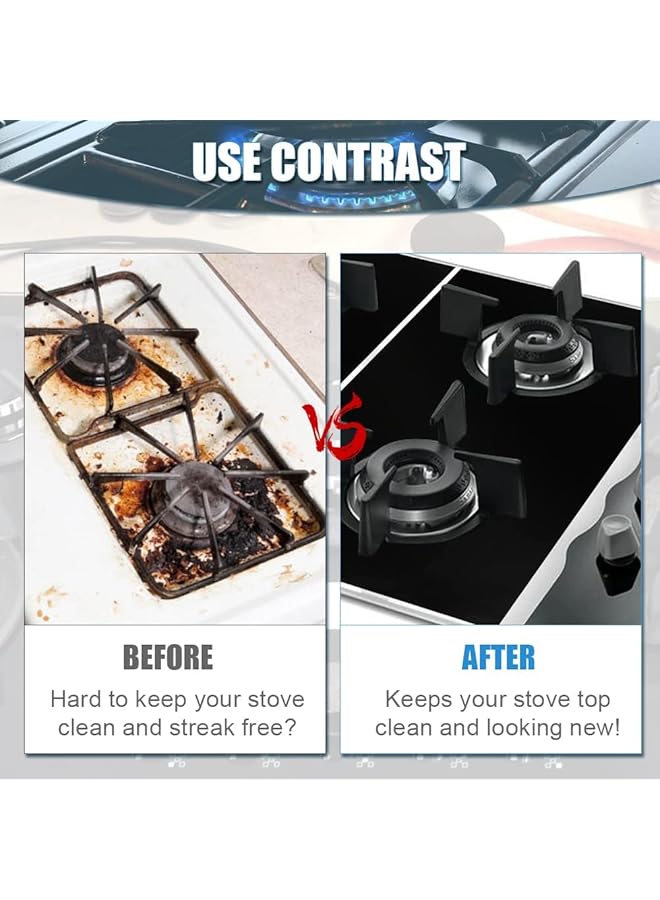 3Pcs Stove Cover Stove Protector For Gas Range 0.2 Mm Thick Stove Burner Covers For Gas Stove Top Thick Non Stick Reusable Stove Guard Heat Resistant Gas Range Protectors Covers