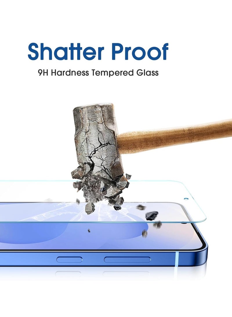 BORTONY Samsung Galaxy S25 Case Cover Silicone Soft Gel Rubber Case with 2-Pack Screen Protector 9H Hardness HD Clear Glass for Samsung Galaxy S25 6.2-inch - Image 4