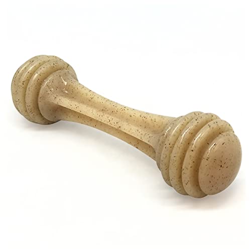 SodaPup Honey Bone Durable Dog Chew Toy Made in USA from NonToxic Pet Safe Food Safe Nylon Material for Mental Stimulation Clean Teeth Fresh Breath Problem Chewing Calming Nerves More - Image 1