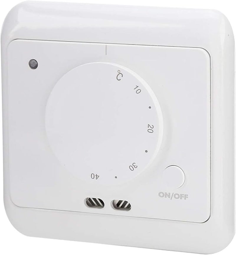 منظم حرارة أرضي قابل للبرمجة 16 أمبير 230 فولت ABS أبيض 86x86x47 مم جهاز تحكم في درجة الحرارة - Image 4